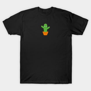 Cute Cactus In A Pot Drawing T-Shirt